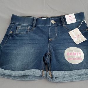 Girls stretchy jean shorts